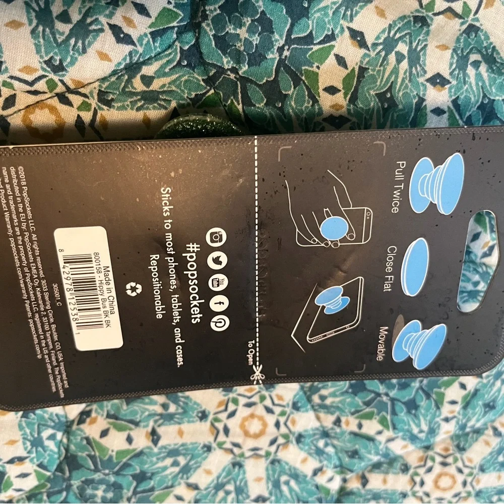 PopSocket sparkling aqua